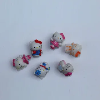 Hello Kitty din PVC Figura de Acțiune de Colectare Model de Păpuși Jucarii Fete Jucarii de Cadouri de Craciun 100buc/lot 2,5 cm Transport Gratuit