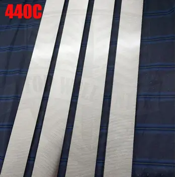 HRC58-60 (de căldură) După tratamentul termic oțel inoxidabil 440C placa bar tijă de cuțit DIY lama dimensiune Mai alege cutter gol