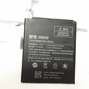 Jinsuli 3.85 V 3100/3200mAh BM36 Pentru Xiaomi 5S Bateria