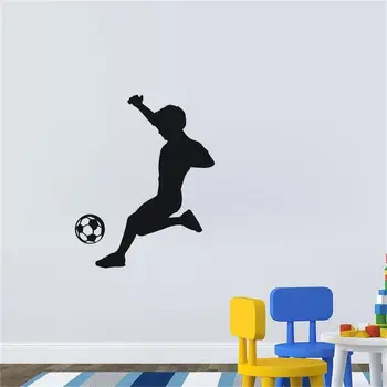 Joc Fotbal Băieți Sport Autocolante de Perete Home Decor Dormitor Detașabil de Vinil Autocolante de Perete Pentru Camera Copii Baieti Tapet SA041