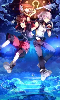 Kingdom Hearts Anime Sora Riku 120*200CM Singur strat, Pătură #36758