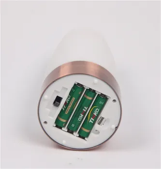 Led Wireless PIR Senzor de Mișcare Lumina de Noapte Alimentat de la Baterie Lampă de Masă Veioza pentru Dormitor Toaletă Decor Acasă Lampa de Birou