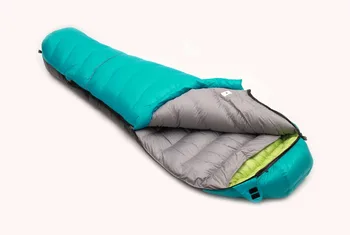 LMR 1200g/1500g/1800g/2000g de gâscă în jos sacul de dormit în aer liber, Nouă ultralight alpinism camping sac de dormit umple mami stil