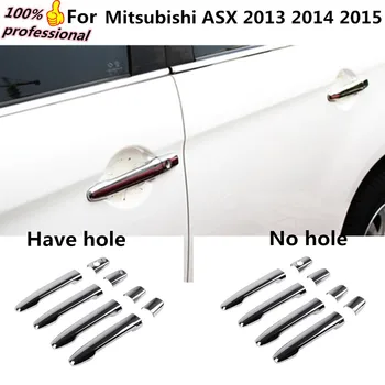 Masina corp styling protecție detector de bastoane cadru de lampa ABS tapiterie auto crom mâner de ușă 4buc Pentru Mitsubishi ASX 2013