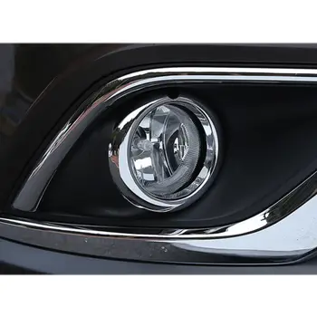 Mașină Automată ABS Bara Fata Lumina de Ceață Lampa de Huse Tapiterie Stanga + Dreapta Rama Decor Pentru Mitsubishi Outlander 2016 Car Styling