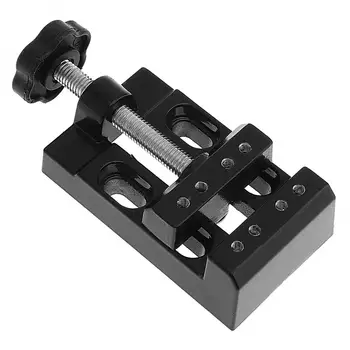 Mini Negru din Aliaj de Aluminiu Maxilarului Banc Clamp Presă de Găurit Vice Micro Clip pentru Prindere de Masa / Pompa de Apa