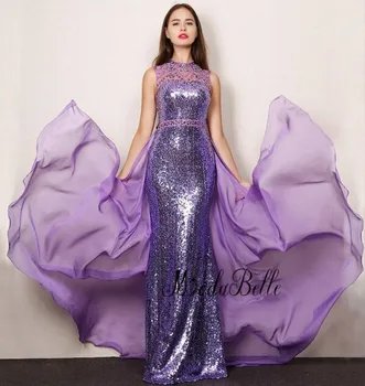 Modabelle Personalizate Sirena Rochii de mireasa cu Margele Delicate Robe Longue Serată Cristal de Lux Rochii de Seara Lungi 2018 Probă Reală