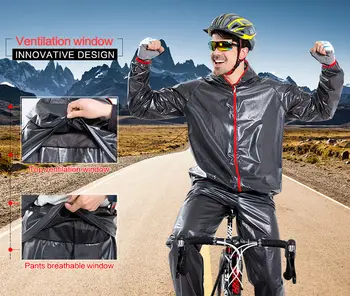 Mountain bike sport în aer liber, călărie fisiune pelerina de ploaie-pantaloni de costum bărbați ciclism soare poncho în aer liber, călărie accesorii