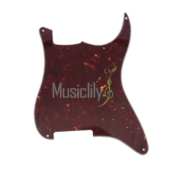 Musiclily mai Multe Culori 4Ply Contur Personalizat Pickguard Placa Pentru Strat ST Chitara Electrica