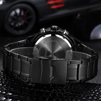 NAVIFORCE Militare Ceasuri Sport Barbati din Oțel Inoxidabil Moda de Lux de Brand Digital Cuarț Analogice Ceasuri Relogio Masculino