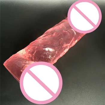 Noi de 8 inch albastru carne roz maro negru gros vibrator mare dong penis realist femeie jucarii sexuale sex cu produse