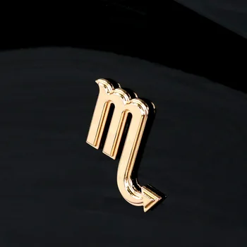 Noizzy Cancer Logo-Ul Auto Motociclete Auto Emblema Autocolant Semn Zodiacal Constelație Simbol Negru Crom Aur Tuning Car Styling