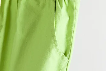 Nouă Femei, Plus Dimensiune Pantaloni de Moda Bomboane de Culoare casual bumbac toamna solid concis pantaloni XL ~ 4XL 2017 primăvară pantaloni femei