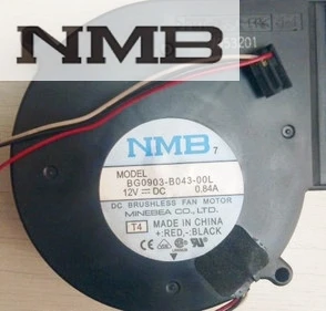Original NMB BG0903-B043-00L 9733 12V 0.84 UN ventilator Centrifugal, Ventilator Comutator 3550 Server
