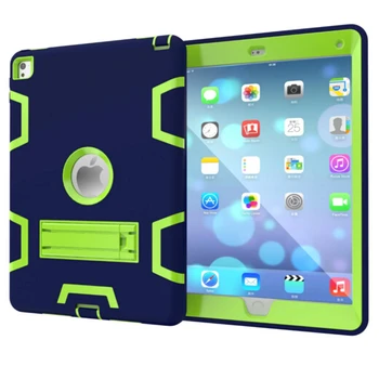 Pentru iPad Air 2 Caz Hibrid Robust din Cauciuc Hard Plastic+Silicon Impact Mare la Șocuri Caz Acoperire Pentru iPad Air 2, iPad 6 Caz