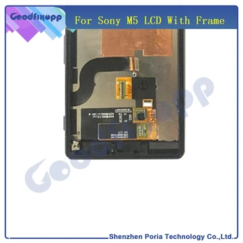 Pentru Sony Xperia M5 Display LCD Touch Screen Digitizer Asamblare Cu Cadru de Pantalla E5603 E5606 E5653 Piese de schimb Pentru Sony