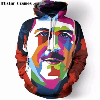 PLstar Cosmos 2018 Toamnă fierbinte de vânzare Femei/Bărbați 3d Hanorace Pablo Escobar opera de Arta de imprimare tricouri Streetwear Hanorace Casual