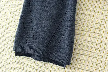 Plus dimensiune primăvară mare libertate vesta fără mâneci culoare Solidă pulovere 2017 noua moda tricotate V gât lână femei top purta Pulovere