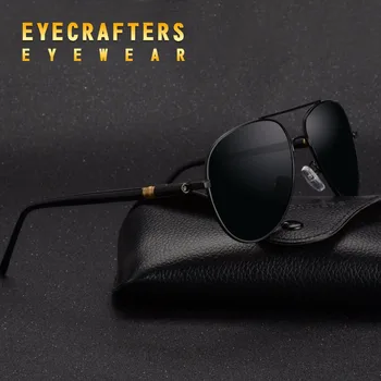Polarizate de Conducere Oglindă Pilot Ochelari de Soare Oculos Ochelari De sex Masculin UV400 Eyecrafters ochelari de Soare Barbati