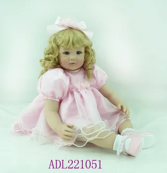 Populare de vinil silicon renăscut baby dolls însoțească realiste printesa copilul papusa copil high-end de crăciun de anul nou de tip boutique de cadouri