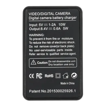 Probty EN-EL14 EN EL14 LCD Încărcător de Baterii + 2 Port USB Plug Pentru Nikon D3100 D3200 D5100 DF P7000 P7100 P7200 P7800 P7700
