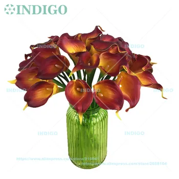 Promovarea 16pcs Mini Dimensiune PU Calla Lily Real Atinge Multe Culori Decorative, Flori Artificiale, Flori Petrecere de Nunta de Flori