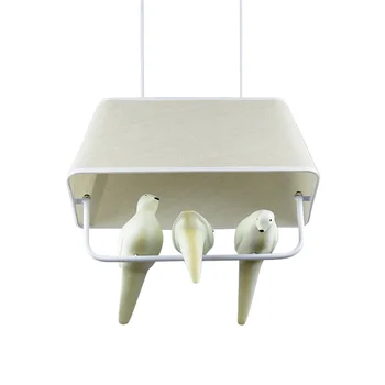 Păsări lumini pandantiv vintage lampa de rășină pasăre material abajur pentru iluminat bucatarie sala de mese retro loft lampă de pandantiv