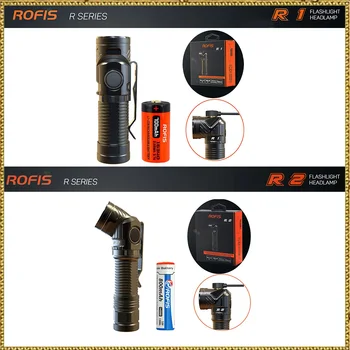 Rofis R1 16340 / R2 14500 / R3 18650 Mini Lanterna CREE LED Reglabil-cap Lanterna Magnetic USB, Lanterna Cap Reglabil