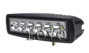 SALUT EOVO 2 buc 6 Inch 18W LED Lumina de Lucru pentru Indicatorii Motocicleta de Conducere Offroad Barca Mașină, Tractor, Camion, SUV 4x4 ATV 12V