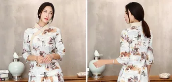 Shanghai Poveste Chineză Stil De Moda Pentru Femei Bluze Maneca 3/4 Chineză Tricouri Hanfu Top Casual Pentru Femei Camasa Lenjerie De Sus