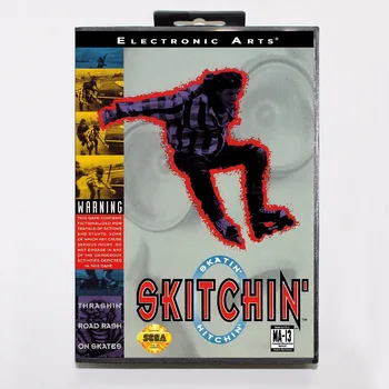 Skitchin Joc Cartuș de 16 biți MD Carte de Joc Cu Cutie de vânzare cu Amănuntul Pentru Sega Mega Drive Pentru Genesis