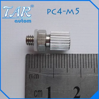 SMC pneumatice-coturi / Drept iute, PC4-M5 mini rapidă a conductei de conector PC 4-M5 piuliță de blocare Pneumatic rapid șurub de montare