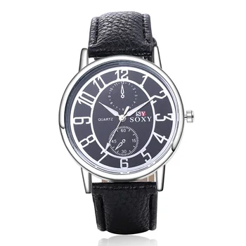 SOXY Ceas Brand de Moda din Piele Cuarț Ceas Casual Sport Bărbați Ceasuri de Lux, Ceasuri de mână Hombre Ore Relogio Masculino