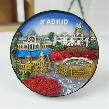 Spania Madrid Magnet de Frigider Plaza de Cibeles Călătorie Oraș Suvenir