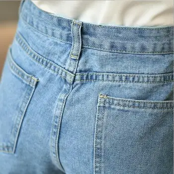 Stilul De Euro, Femei, Pantaloni Scurti Din Denim Vintage Cu Talie Înaltă Cuffed Jeans Pantaloni Scurți Strada Poarte Pantaloni Scurți Sexy Pentru Vara Primavara Toamna