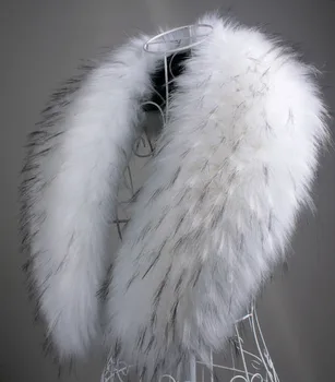 Toamna și Iarna femei faux blană de raton de iepure blană de vulpe eșarfă mare șal haine de blana guler cape pashina eșarfă de iarnă 90cm
