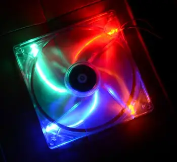 Transparent colorat Culoare led-uri 12V 4Pin 140mm x 25mm Ventilator Pentru carcasa PC Sistem de Răcire Ventilator