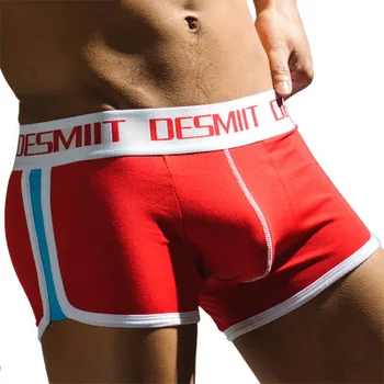 Transport gratuit! Talie joasa brand Desmiit lenjerie de corp pentru bărbați lenjerie sexy confortabil solid boxeri bărbați boxer scurt
