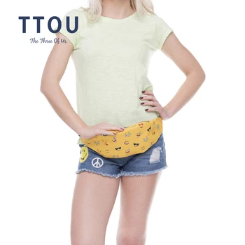 TTOU Vânzări la Cald Plin Drăguț, plin de culoare de Imprimare Talie Pack 3d de Imprimare de Moda de Talie Sac Femei borsete Curea Pungă de Vagabond Pachete de Talie