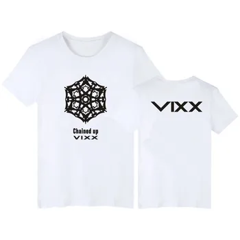 Vara Kpop Vixx T Camasa Femei Cu Maneci Scurte Harajuku Bumbac T-Shirt Membru Numele Fanii Femei Plus Dimensiune Camiseta 2017