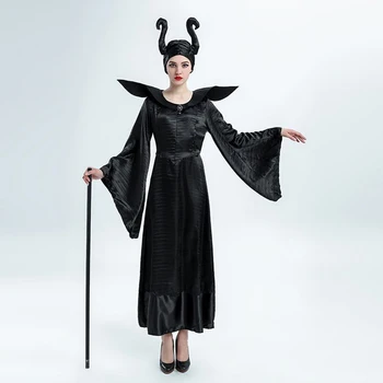 VASHEJIANG New sosire! Blestem de dormit costume,Film Maleficent Cosplay, Costume de halloween pentru Femei Maleficent Joc de Rol