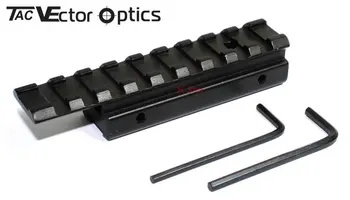 Vector Optica 11mm coadă de rândunică la 20mm Weaver Picatinny Feroviar Extins Naștere Muntele / see-Thru Tip domeniul de Aplicare Accesorii