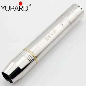 YUPARD Q5 LED din otel inoxidabil de jad orbire lanterna jad 3modes 18650 baterie reîncărcabilă lumina galbenă în aer liber, mini lanterna