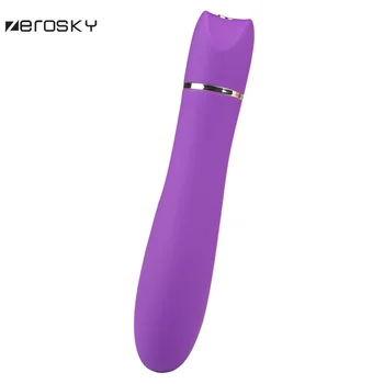 Zerosky Impermeabil Bagheta Vibrator pentru Stimularea punctului G Vibratoare Penis artificial Jucarii Sexuale pentru Femei Silicon Masaj Stick Adult Sex Produsele