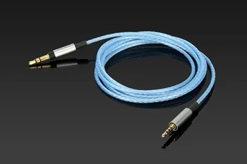 Înlocuirea Argint Cablu Audio Pentru BL Sincronizatoare Chrome Edition/EVEREST 300 310 700 710 On-ear /Elite/Duet BT Supra-ureche Căști