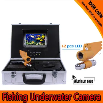 (1 set) 100M Cablu Pescuit Subacvatic cu Camera HD 700TVL Impermeabil CMOS lentile de noapte aparat de fotografiat versiunea Scufundări Camera de Pește finder