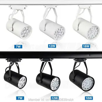 100-110LM/W Epistar Chip Garantie 3 Ani 7W LED Track Lumina Estompat Bec Spot lumina Reflectoarelor Feroviar