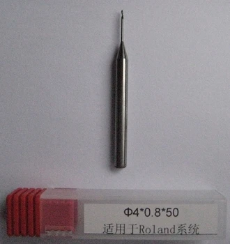 10buc Roland Dentare CAD-CAM, Zirconiu Endmill Carbură de Bur,0.6 mm,1.0 mm,2.0 mm,Laborator Dentar din Zirconiu unelte de Frezat pentru CEARA,PMMA