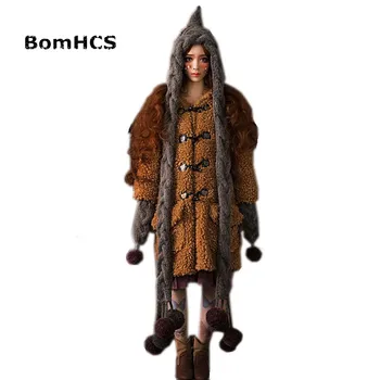 BomHCS Moda Căciulă Fular & Mănuși Lucrate Manual Cald Iarna Groase Tricotate Pălărie De Crăciun Cadou De Capace