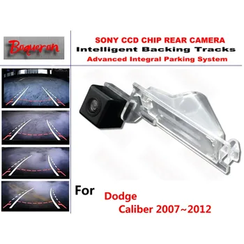 Pentru Dodge Caliber 2007~2012 CCD Auto Backup Camera foto de Parcare Inteligent Urmele Dinamice de Ghidare din Spate Vedere aparat de Fotografiat
